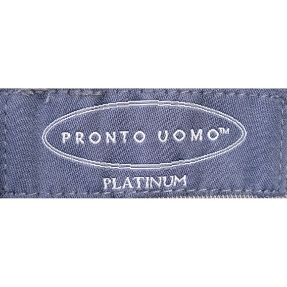 Pronto Uomo Men's Sport Coat Blazer Jacket Two Button Plaid Brown Wool 50R EUC - Picture 10 of 13